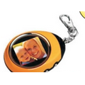 Oval Digital Picture Frame w/ Key Chain